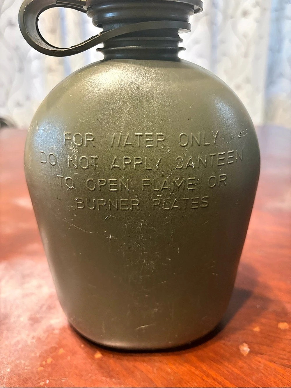 Hayes Tooling & Plastics USGI 1-Quart Plastic Canteen Olive